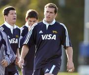 24 November 2004; Filip Contepomi pictured during Argentina rugby squad training. Wanderers Rugby Club, Merrion Road, Dublin. Picture credit; Matt Browne / SPORTSFILE