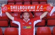 24 November 2004; Shelbourne new signing Glen Crowe prior to a press conference in Tolka Park, Dublin. Picture credit; Brian Lawless / SPORTSFILE