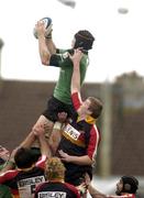 28 November 2004; John O'Sullivan, Connacht, in action against Rhys Oakley, The Dragons. Celtic League 2004-2005, Connacht v The Dragons, Sportsground, Galway. Picture credit; Matt Browne / SPORTSFILE