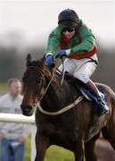 28 November 2004; Solerina with Gary Hutchinson up, on their way to winning the Ballymore Properties Hatton's Grace Hurdle. Fairyhouse Racecourse, Co. Meath. Picture credit; Damien Eagers / SPORTSFILE