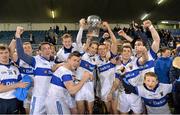 6 November 2013; The St Vincent's players celebrate with the cup. Dublin County Senior Football Championship Final Replay, Ballymun Kickhams v St Vincent's, Parnell Park, Dublin. Picture credit: Matt Browne / SPORTSFILE