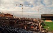 10 February 1999; The Canal End is seen under construction at Croke Park in Dublin. Photo by David Maher/Sportsfile