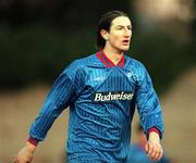 17 January 1999; Clive Delaney of UCD during the Harp Lager National League Premier Division match between UCD and Shamrock Rovers at Belfield Park in Dublin. Photo by Ray McManus/Sportsfile