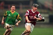 6 December 1998; David Hoey of St. Joseph's Doora Barefield during the AIB Munster Senior Club Hurling Championship Final match between St. Joseph's Doora Barefield and Toomevara at the Gaelic Grounds in Limerick. Photo by Sportsfile