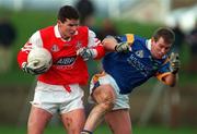 7 February 1999; Gareth O'Neill of Louth in action against Fergus Daly of Louth during the National Football League match between Louth and Wicklow at O'Rahilly Park in Drogheda, Louth. Photo by Brendan Moran/Sportsfile