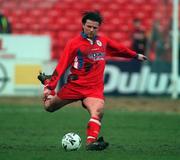 31 January 1999; Greg Costello of Shelbourne during the Harp Lager National League Premier Division match between Shelbourne and Cork City at Tolka Park in Dublin. Photo by Ray Lohan/Sportsfile