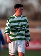 17 January 1999; Jason Sherlock of Shamrock Rovers during the Harp Lager National League Premier Division match between UCD and Shamrock Rovers at Belfield Park in Dublin. Photo by Ray McManus/Sportsfile