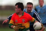 16 January 1999; Johnny Nevin of Carlow during the O'Byrne Cup Quarter-Final match between Carlow and Dublin at Dr Cullen Park in Carlow. Photo by Aoife Rice/Sportsfile