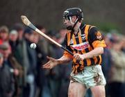 7 Febuary 1999; Peter Barry of Kilkennny during the Walsh Cup Semi-Final match between Kilkenny and Wexford in Mullinavat in Kilkenny. Photo by Ray McManus/Sportsfile