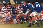 11 March 1998; A general view of action during the Leinster Senior Cup Semi-Final match between St Mary's College and Clongowes Wood College at Donnybrook Stadium in Dublin. Photo by Matt Browne/Sportsfile