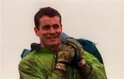 8 February 1999; Shay Given during a Republic of Ireland training session at the AUL Grounds in Clonshaugh, Dublin. Photo by David Maher/Sportsfile