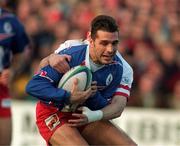 9 January 1999; Thomas Lombard of Stade Francais during the Heineken Cup Semi-Final match between Ulster and Stade Francais at Ravenhill in Belfast. Photo by Matt Browne/Sportsfile