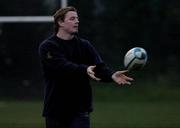1 December 2004; Leinster's Brian O'Driscoll during squad training, Old Belvedere Rugby Club, Anglesea Road, Dublin. Picture credit; Brian Lawless / SPORTSFILE