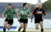 28 November 2004; Justin Meagher, Connacht, in action against The Dragons. Celtic League 2004-2005, Connacht v The Dragons, Sportsground, Galway. Picture credit; Matt Browne / SPORTSFILE