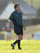 28 November 2004; Peter Daly, referee. AIB Ladies Club All-Ireland Junior Football Final, Abbeydorney v Inniskeen, St. Brendan's Park, Birr, Co. Offaly. Picture credit; Pat Murphy / SPORTSFILE
