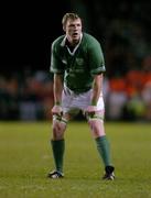 27 November 2004; Eric Miller, Ireland. Rugby International, Ireland v Argentina, Lansdowne Road, Dublin. Picture credit; Brendan Moran / SPORTSFILE