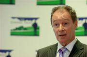 2 December 2004; Brian Kerr, Republic of Ireland manager, speaking at the official launch of a fundraising banquet for the Cormac Trust in memory of the late Cormac McAnallen.The Cormac Trust Fund will not only honour and remember Cormac but also attempt to reduce the chances of young people dying from such heart conditions. Croke Park, Dublin. Picture credit; Pat Murphy / SPORTSFILE