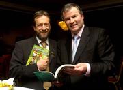 2 December 2004; Author and RTE Gaelic Games Correspondent, Brian Carthy, with Sean Kelly, President of the GAA, at the launch of his new book &quot; The Championship 2004&quot;. Citywest Hotel, Dublin. Picture credit; Damien Eagers / SPORTSFILE