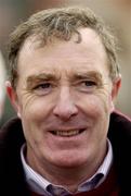 27 November 2004; Trainer Oliver McKiernan is interviewed by journalists after Leading The Way had won the Kevin Flanigan Estates Beginners Steeplechase. Fairyhouse Racecourse, Co. Meath. Picture credit; Damien Eagers / SPORTSFILE