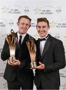 8 November 2013; Kerry footballers Colm Cooper, left, and James O'Donoghue with their 2013 GAA GPA All-Star award, sponsored by Opel, at the 2013 GAA GPA All-Star awards in Croke Park, Dublin. Photo by Sportsfile