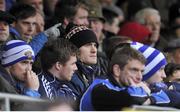 10 November 2013; Diarmuid Connolly, St Vincent's, who was suspended for the game watches the final minutes of the game. AIB Leinster Senior Club Football Championship, Quarter-Final, St Loman's, Westmeath v St Vincent's, Dublin. Cusack Park, Mullingar, Co. Westmeath. Picture credit: Pat Murphy / SPORTSFILE