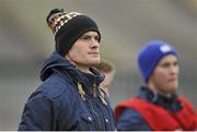 10 November 2013; Diarmuid Connolly, St Vincent's, who was suspended for the game, watches on from the sideline. AIB Leinster Senior Club Football Championship, Quarter-Final, St Loman's, Westmeath v St Vincent's, Dublin. Cusack Park, Mullingar, Co. Westmeath. Picture credit: Pat Murphy / SPORTSFILE