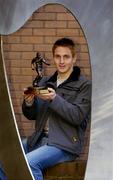 7 December 2004; Kevin Doyle of Cork City who was presented with the eircom Soccer Writers Association of Ireland Player of the Month award for November. Jacob's Ladder, Nassau Street, Dublin. Picture credit; Brendan Moran / SPORTSFILE