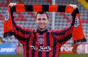 8 December 2004; Bohemians new signing Des Byrne  at the announcement by Bohemians FC of his signing and a new two-year contract with Des Kelly Interiors. Dalymount Park, Dublin. Picture credit; Brian Lawless / SPORTSFILE