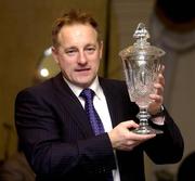 9 December 2004; Ireland rugby team head coach Eddie O'Sullivan who was presented with the Philips Sports Manager of the Year award. Berkley Court Hotel, Dublin. Picture credit; Matt Browne / SPORTSFILE