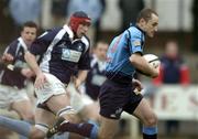 11 December 2004; WP Strauss, Belfast Harlequins, in action against Garryowen. AIB All-Ireland League 2004-2005, Division 1, Garryowen v Belfast Harlequins, Dooradoyle, Limerick. Picture credit; Damien Eagers / SPORTSFILE