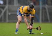 10 November 2013; Niall Gilligan, Sixmilebridge, lines up a free. Clare County Senior Club Hurling Championship Final, Sixmilebridge v Newmarket-on-Fergus. Cusack Park, Ennis, Co. Clare. Picture credit: Stephen McCarthy / SPORTSFILE