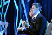8 November 2013; Clare's Colm Galvin and Conor Ryan look on during the 2013 GAA GPA All-Star awards, sponsored by Opel. GAA GPA All-Star Awards 2013 Sponsored by Opel, Croke Park, Dublin. Picture credit: Brendan Moran / SPORTSFILE