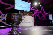 8 November 2013; A general view of the Sam Maguire Cup at the GAA GPA All-Star Awards 2013 Sponsored by Opel, Croke Park, Dublin. Picture credit: Brendan Moran / SPORTSFILE