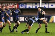 18 December 2004; Felipe Contepomi, Leinster, in action against Cardiff Blues. Celtic League 2004-2005, Cardiff Blues v Leinster, Cardiff Arms Park, Cardiff, Wales. Picture Credit; Tim Parfitt /  SPORTSFILE