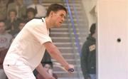 19 December 2004; Irish No.1 Liam Kenny in action during the Men's National Squash Championships Final, Fitzwilliam Lawn Tennis Club, Dublin. Picture credit; Matt Browne / SPORTSFILE