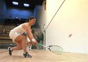 19 December 2004; Irish No.2 Aisling Blake in action against Irish No.1 Madeline Perry during the Ladies National Squash Championships Final, Fitzwilliam Lawn Tennis Club, Dublin. Picture credit; Matt Browne / SPORTSFILE