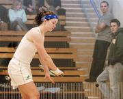 19 December 2004; Irish No.2 Aisling Blake in action during the Ladies National Squash Championships Final, Fitzwilliam Lawn Tennis Club, Dublin. Picture credit; Matt Browne / SPORTSFILE