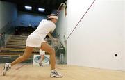 19 December 2004; Irish No.1 Madeline Perry in action against Irish No.2 Aisling Blake during the Ladies National Squash Championships Final, Fitzwilliam Lawn Tennis Club, Dublin. Picture credit; Matt Browne / SPORTSFILE