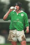 5 March 1999; Paul Neville, Ireland U21. Bank of Ireland U21 Rugby International, Ireland U21 v England U21, Templeville Road, Dublin. Picture credit; Brendan Moran / SPORTSFILE