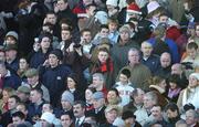 26 December 2004; A section of the crowd watch the Durkan New Homes Maiden Hurdle (4-y-o). Leopardstown Racecourse, Dublin. Picture credit; Damien Eagers / SPORTSFILE