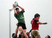 27 December 2004; Christian Short, Connacht, beats Donnacha O'Callaghan, Munster, in a line out. Celtic League 2004-2005, Pool 1, Connacht v Munster, Sportsground, Galway. Picture credit; David Maher / SPORTSFILE