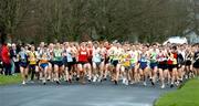 1 January 2005; A general view of the start of the Tom Brennan Memorial 5K Road Race, Phoenix Park, Dublin. Picture credit; Pat Murphy / SPORTSFILE