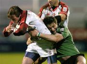 1 January 2005; Tyrone Howe, Ulster, in action against Ray Hogan, Connacht. Celtic League 2004-2005, Pool 1, Ulster v Connacht, Ravenhill, Belfast. Picture credit; Matt Browne / SPORTSFILE