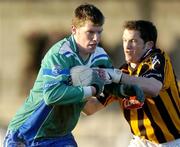 2 January 2005; John Devane, Athlone I.T., in action against Paul Mullins, Kilkenny. O'Byrne Cup, Kilkenny v Athlone IT, Pairc Lachtain, Freshford, Co. Kilkenny. Picture credit; Damien Eagers / SPORTSFILE