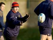 4 January 2005; Paul Burke in action during Munster rugby squad training. Thomond Park, Limerick. Picture credit; Matt Browne / SPORTSFILE