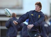 5 January 2005; Malcolm O'Kelly in action during Leinster Rugby squad training. Old Belvedere Rugby Club, Anglesea Road, Dublin. Picture credit; Pat Murphy / SPORTSFILE