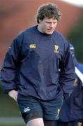 5 January 2005; Malcolm O'Kelly during Leinster Rugby squad training. Old Belvedere Rugby Club, Anglesea Road, Dublin. Picture credit; Pat Murphy / SPORTSFILE