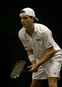 31 December 2004; Eoin Heavey in action during the David Lloyd Riverview National Indoor Championships. Men's Singles Final, Eoin Heavey.v.Matthew Smith, David Lloyd Riverview Fitness Club, Clonskeagh, Dublin. Picture credit; Brian Lawless / SPORTSFILE
