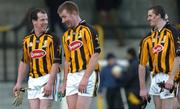2 January 2005; Kilkenny players react after victory over Athlone I.T. O'Byrne Cup, Kilkenny v Athlone IT, Pairc Lachtain, Freshford, Co. Kilkenny. Picture credit; Damien Eagers / SPORTSFILE