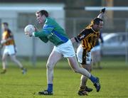 2 January 2005; Barry Cullinane, Athlone I.T in action against Declan Buggy, Kilkenny. O'Byrne Cup, Kilkenny v Athlone IT, Pairc Lachtain, Freshford, Co. Kilkenny. Picture credit; Damien Eagers / SPORTSFILE
